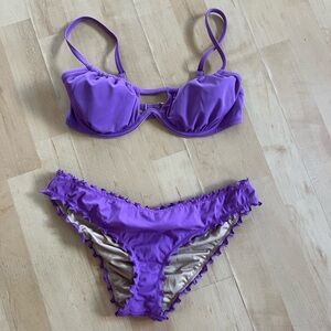 Purple bikini